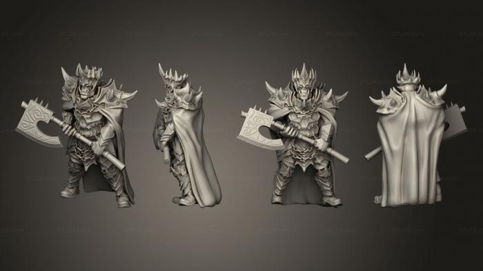 Military figurines (Ork king, STKW_10753) 3D models for cnc