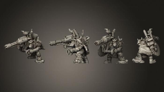 Military figurines (Ork Sharpshotah 2 PS, STKW_10757) 3D models for cnc