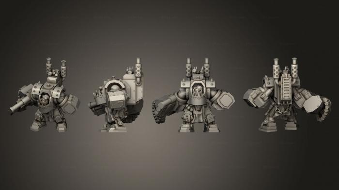 Military figurines (Ork Warboss, STKW_10762) 3D models for cnc