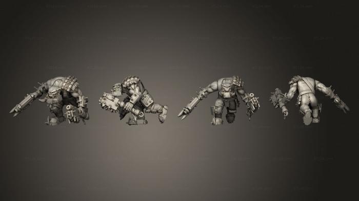 Military figurines (orks Running Boy, STKW_10763) 3D models for cnc