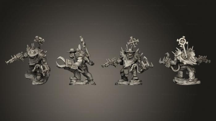 Military figurines (Orkz Sheriff Bozz 2, STKW_10769) 3D models for cnc