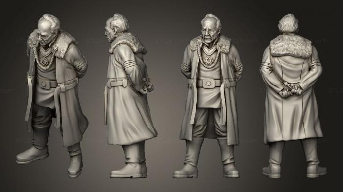 Military figurines (Outlander Baron, STKW_10779) 3D models for cnc