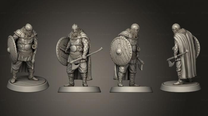 Military figurines (Padded Warrior 2, STKW_10799) 3D models for cnc