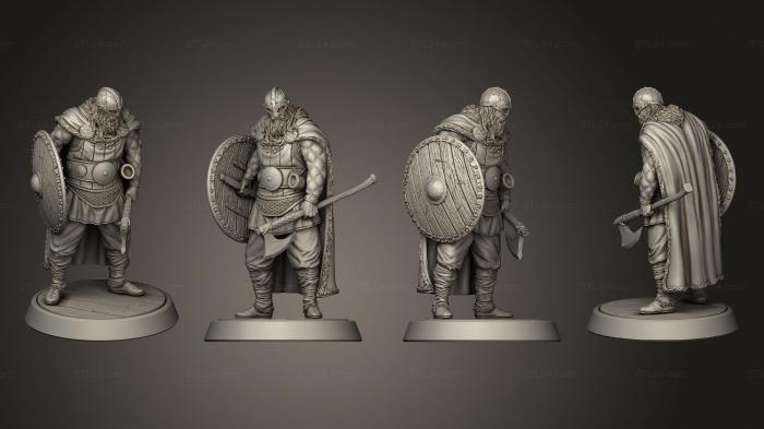 Military figurines (Padded Warrior, STKW_10800) 3D models for cnc