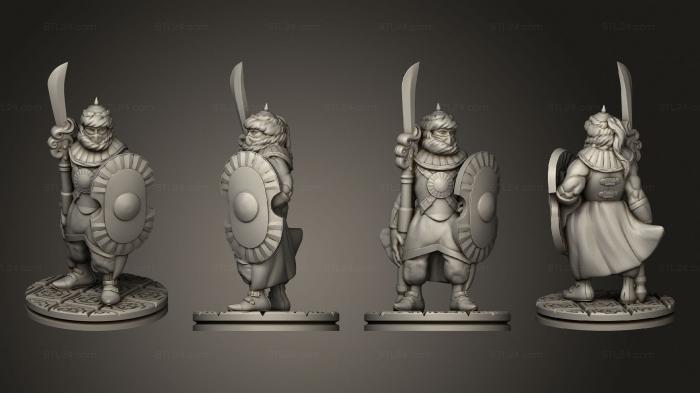 Military figurines (Palace Guard B Based, STKW_10806) 3D models for cnc