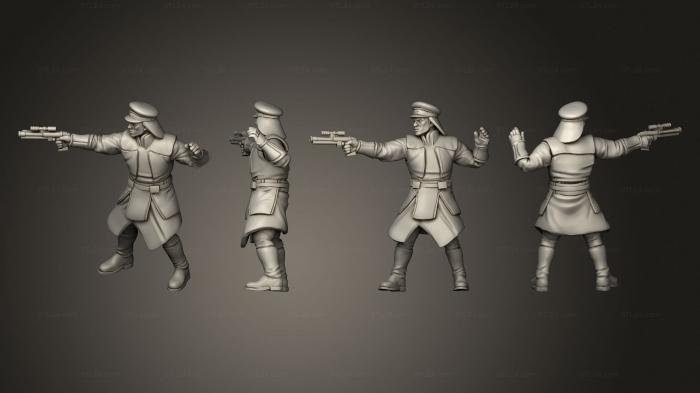 Military figurines (Palace Security Captain pose 2, STKW_10813) 3D models for cnc