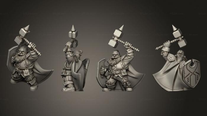 Military figurines (Paladin ver 2, STKW_10818) 3D models for cnc