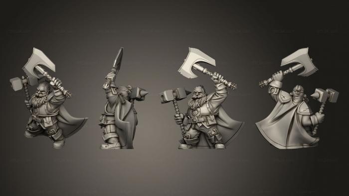 Military figurines (Paladin ver 3, STKW_10819) 3D models for cnc