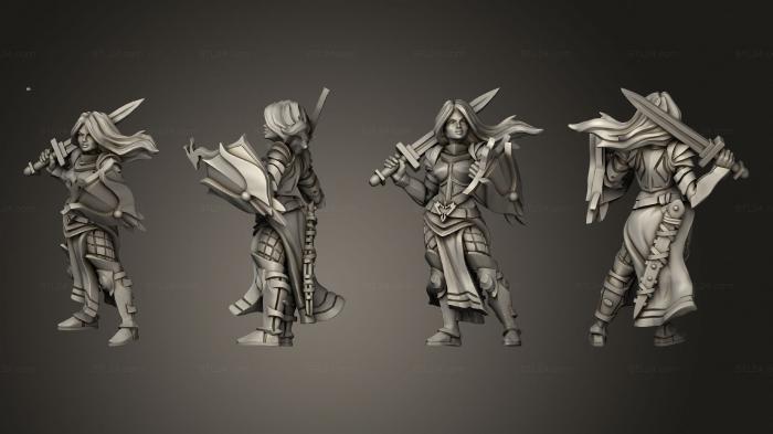 Military figurines (Paladin, STKW_10820) 3D models for cnc
