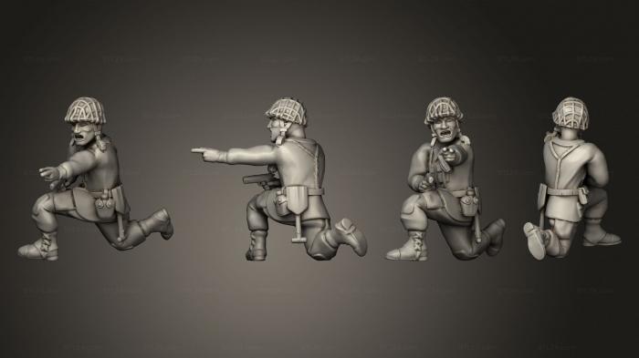 Military figurines (paratrooper 02, STKW_10833) 3D models for cnc