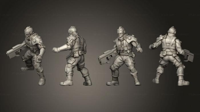 Military figurines (Patriot 77, STKW_10871) 3D models for cnc