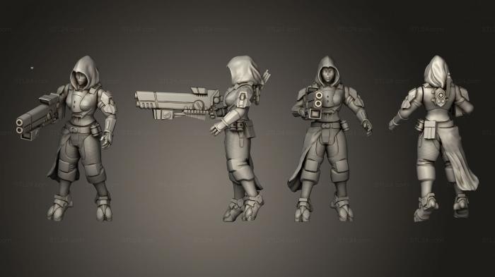 Military figurines (Pemdas Assault Rifle 06, STKW_10878) 3D models for cnc