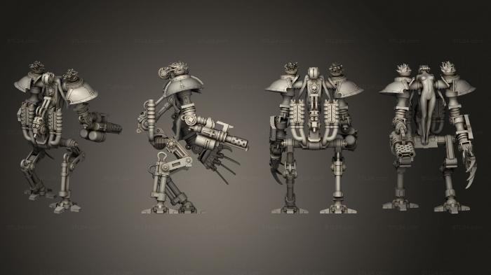 Military figurines (Penitent Engine, STKW_10879) 3D models for cnc