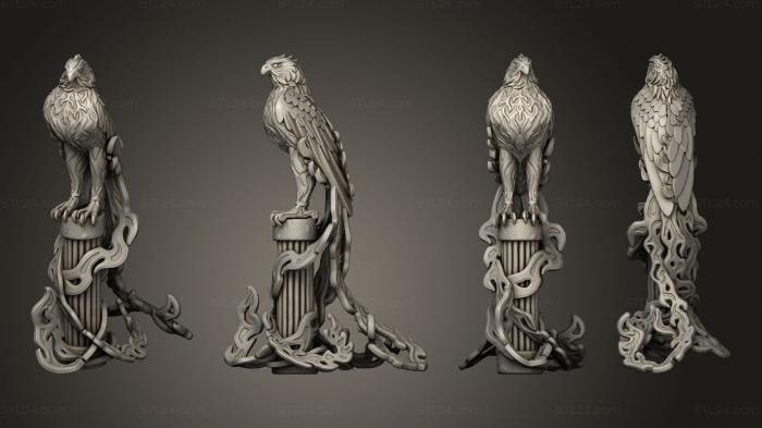 Military figurines (Phoenix Pillar Large, STKW_10885) 3D models for cnc