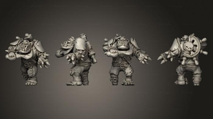 Military figurines (Pirate of the orc bay 06, STKW_10978) 3D models for cnc