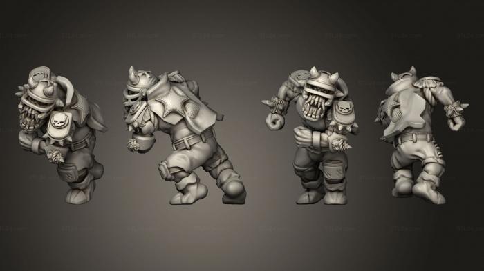 Military figurines (Pirate of the orc bay 07, STKW_10979) 3D models for cnc