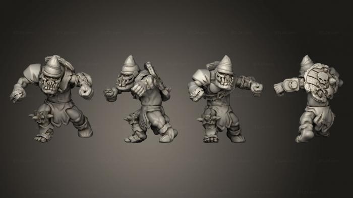 Military figurines (Pirate of the orc bay 09, STKW_10981) 3D models for cnc