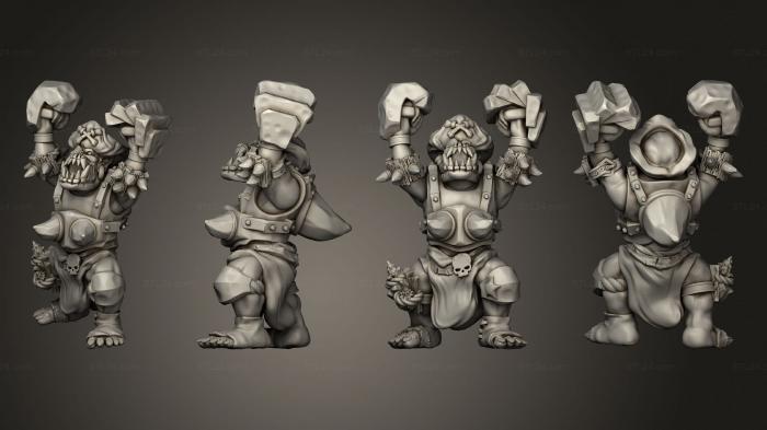 Military figurines (Pirate of the orc bay 13, STKW_10985) 3D models for cnc