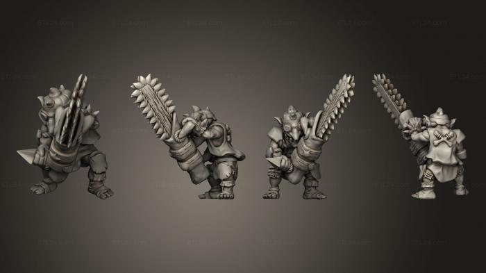 Military figurines (Pirate of the orc bay 19, STKW_10991) 3D models for cnc