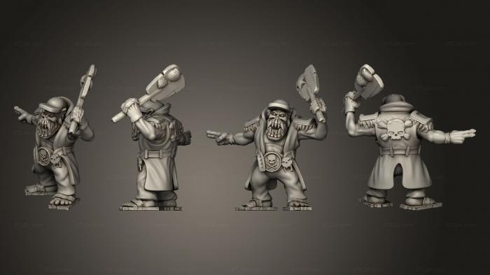 Military figurines (Pirate of the orc bay 24, STKW_10996) 3D models for cnc