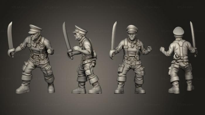 Military figurines (Pirate Sailor 1 01, STKW_11006) 3D models for cnc