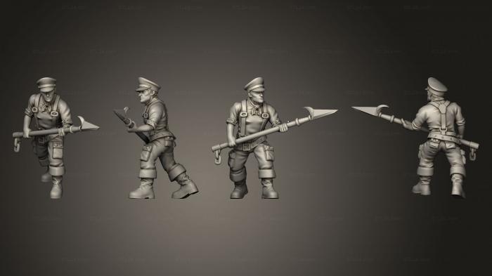 Military figurines (Pirate Sailor 2 01, STKW_11007) 3D models for cnc
