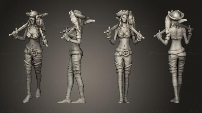 Military figurines (Pirate Striker Veteran, STKW_11009) 3D models for cnc