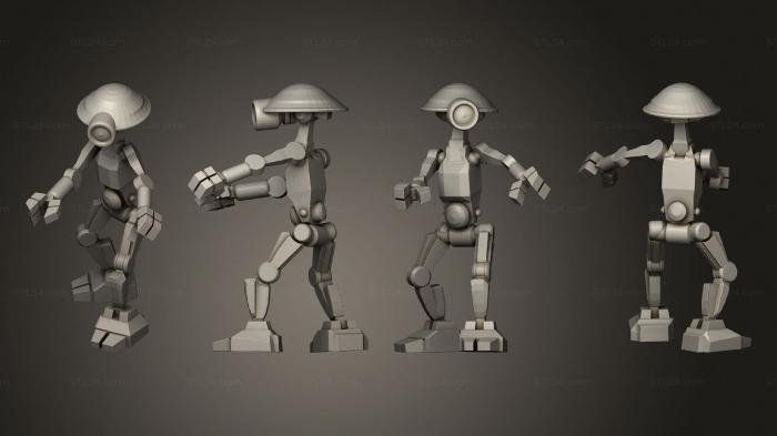 Military figurines (Pit Droid 02, STKW_11013) 3D models for cnc