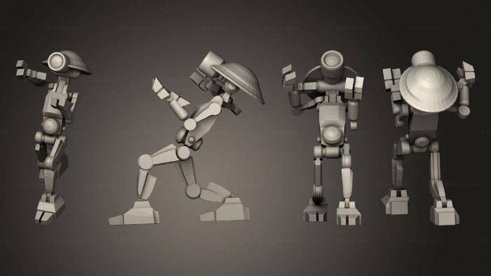 Military figurines (Pit Droid 03, STKW_11014) 3D models for cnc