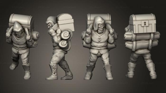 Military figurines (Porter, STKW_11050) 3D models for cnc