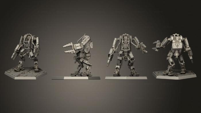 Military figurines (Power Loader 001, STKW_11054) 3D models for cnc