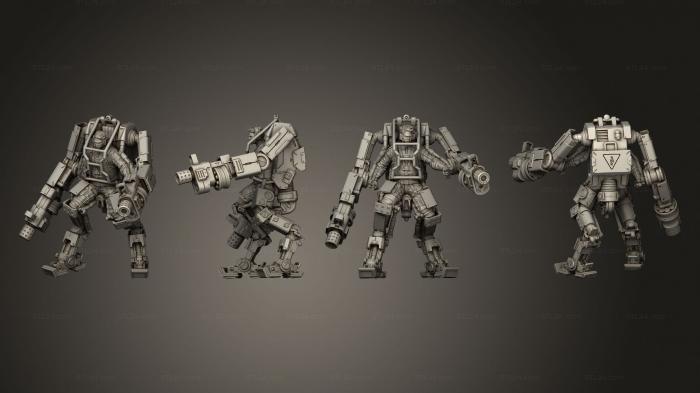 Military figurines (Power Loader 002, STKW_11055) 3D models for cnc