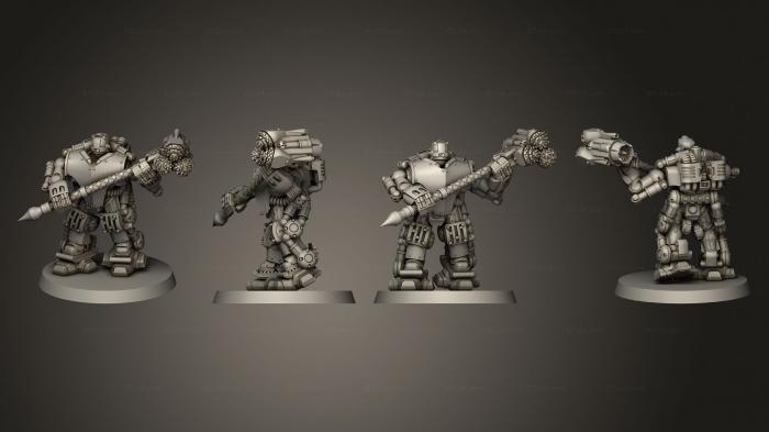 Military figurines (Praefecti Warsuit 01, STKW_11057) 3D models for cnc