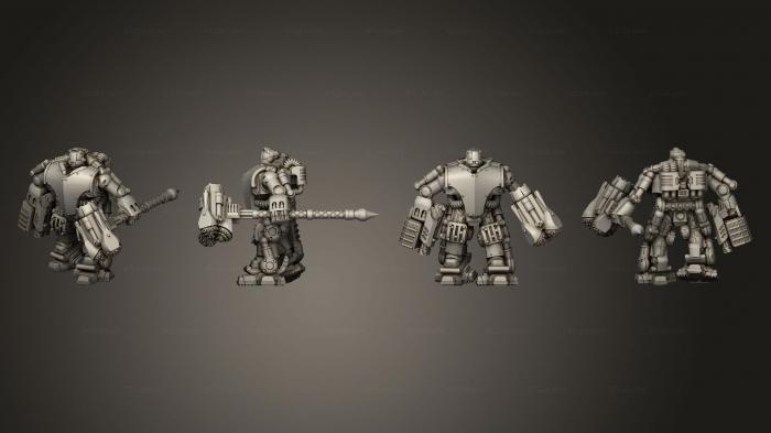 Military figurines (Praefecti Warsuit 03, STKW_11059) 3D models for cnc