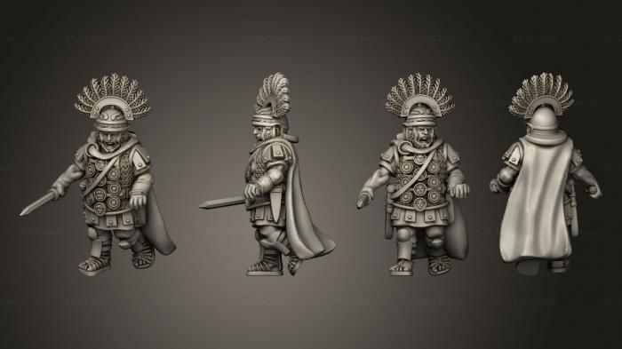 Military figurines (PRAETORIAN CENTURION A, STKW_11064) 3D models for cnc