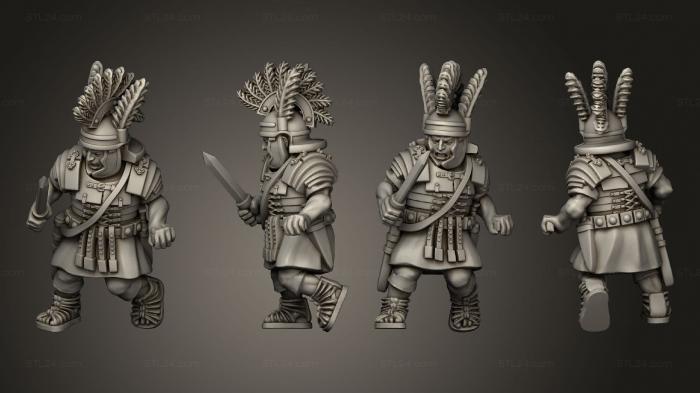 Military figurines (PRAETORIAN D, STKW_11065) 3D models for cnc