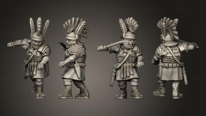 Military figurines (PRAETORIAN E, STKW_11066) 3D models for cnc