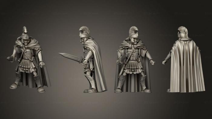 Military figurines (PRAETORIAN SWORD 2, STKW_11073) 3D models for cnc