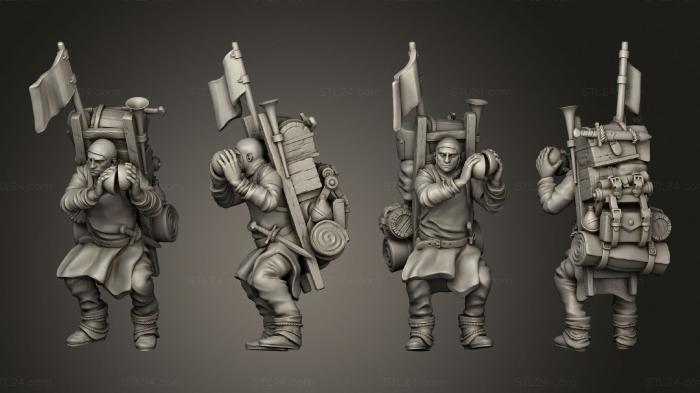 Military figurines (PRE PATSY, STKW_11078) 3D models for cnc