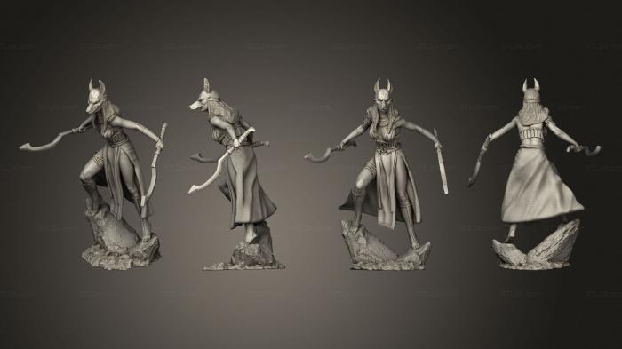 Military figurines (Priestess of Anubis Mask, STKW_11093) 3D models for cnc