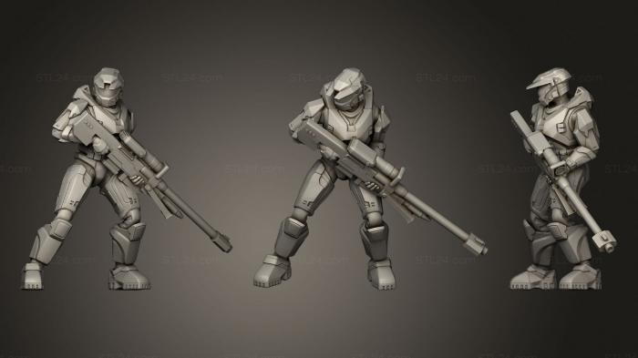 Military figurines (Giorgio Donato Spartan Pack 1, STKW_1110) 3D models for cnc