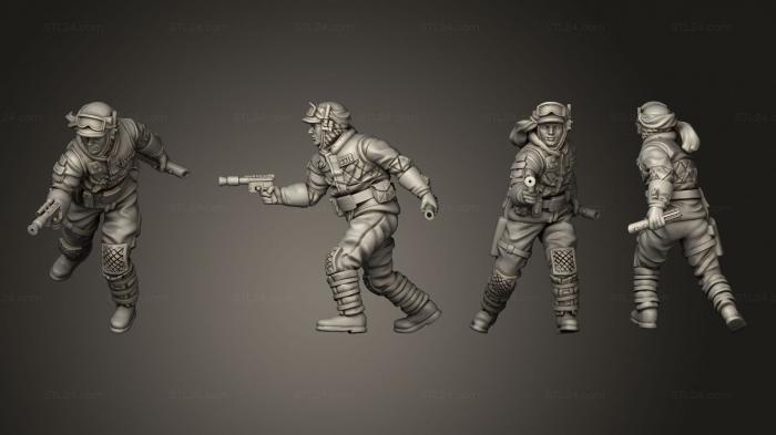 Military figurines (prodigal son snow, STKW_11107) 3D models for cnc