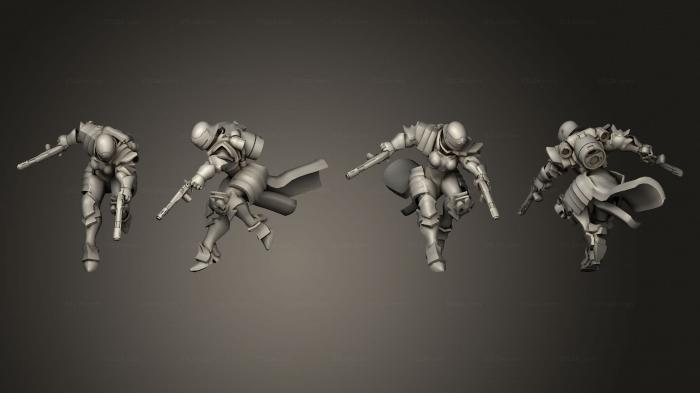 Military figurines (Proxy Seraphim, STKW_11128) 3D models for cnc