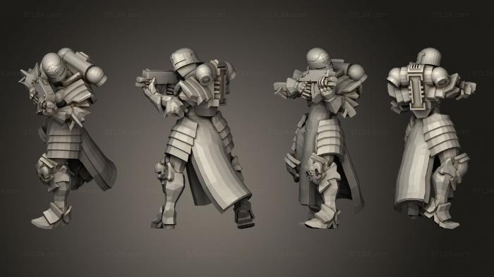 Military figurines (Proxy Sisters of Battle, STKW_11133) 3D models for cnc