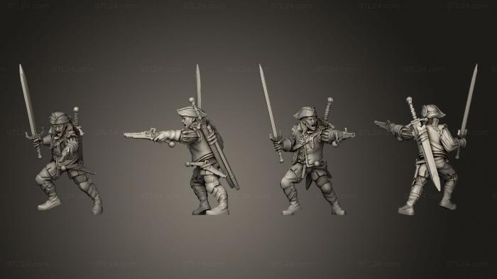 Military figurines (Purifer Body, STKW_11160) 3D models for cnc