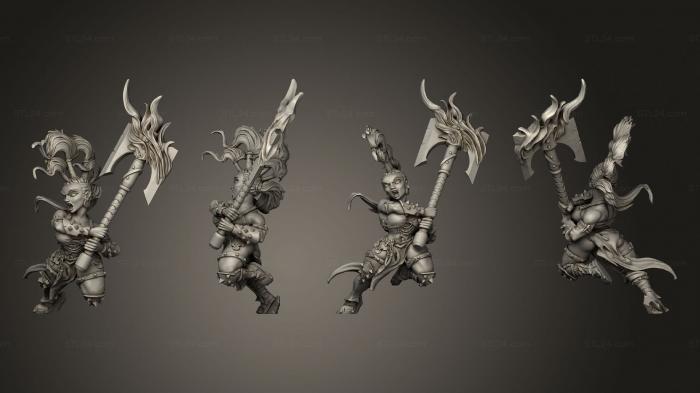Military figurines (Pyrite Berserker 01, STKW_11168) 3D models for cnc
