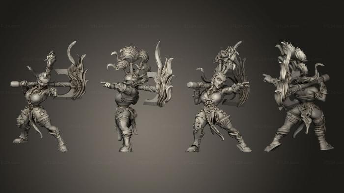 Military figurines (Pyrite Berserker 02, STKW_11169) 3D models for cnc