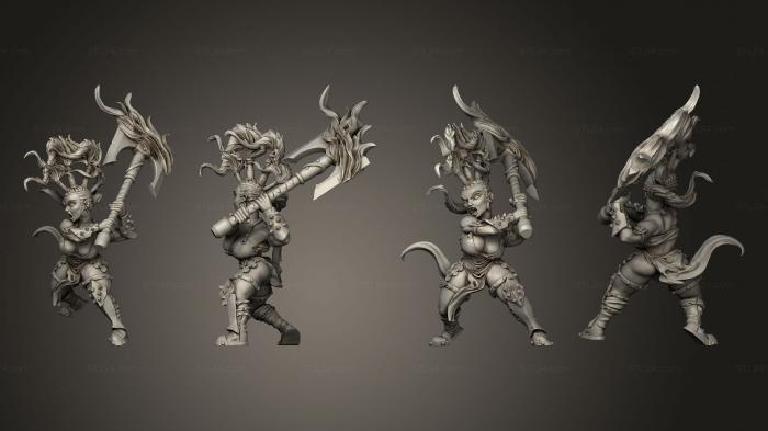 Military figurines (Pyrite Berserker 03, STKW_11170) 3D models for cnc