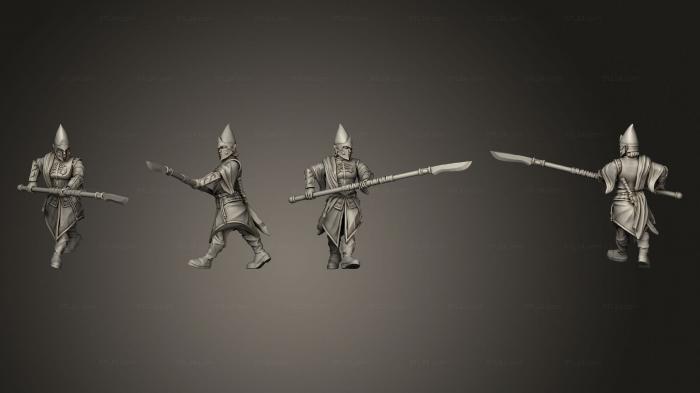 Military figurines (Queen Spear Women 02, STKW_11185) 3D models for cnc