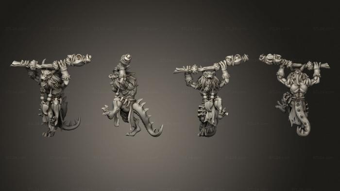 Military figurines (Qunk The Shaman, STKW_11192) 3D models for cnc
